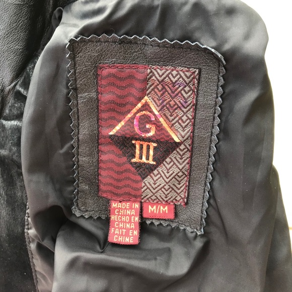 💎SOLD💎Vintage Fringe Black Leather Jacket - Picture 5 of 6